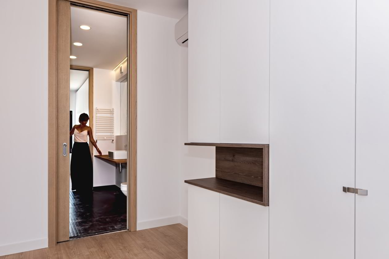 Proiect mobila Dormitor individual, cu dulap pana in tavan, 21m², realizat 30 Aprilie 2020 COD.9490