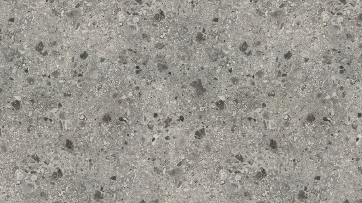Terrazzo Triestino gri, F021 - ST75, Blat postformat 4100 x 920 x 38 x R-3mm, Eurodecor EGGER COD.10110