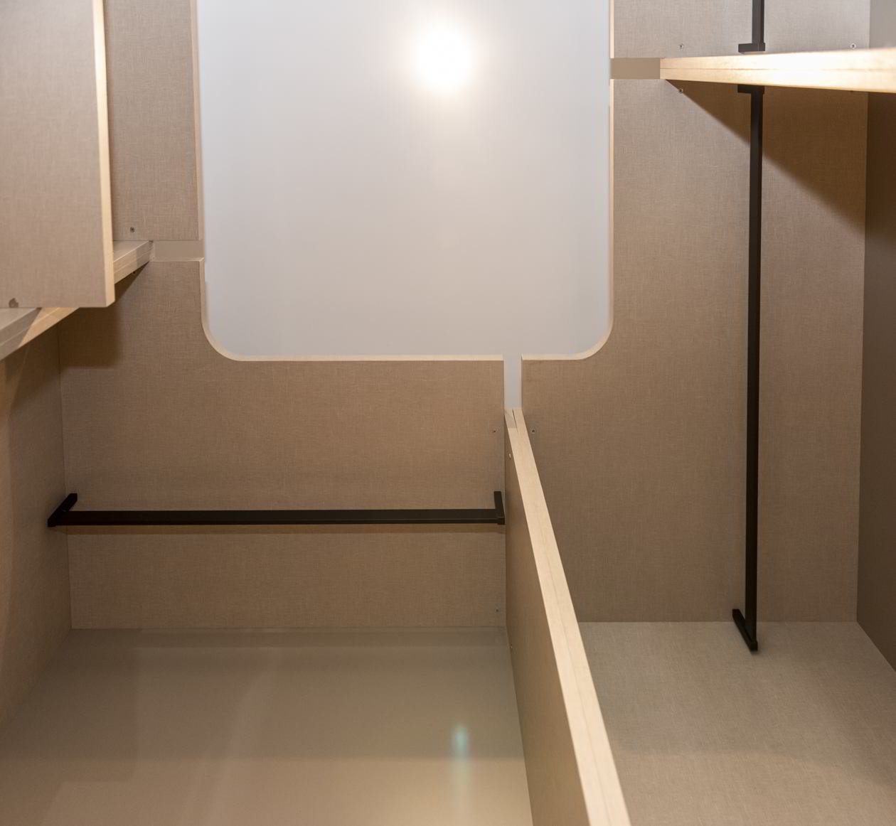 Proiect mobila Dressing-Room, pe patru pereti, 36m², L 2800 x H 229cm, 18 August 2020, Realizat COD.11279