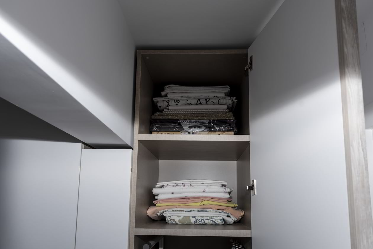 Proiect mobila Hol cu dulap pana in tavan, sistem inchidere cu usi batante, 12m² — foto 4 din 7