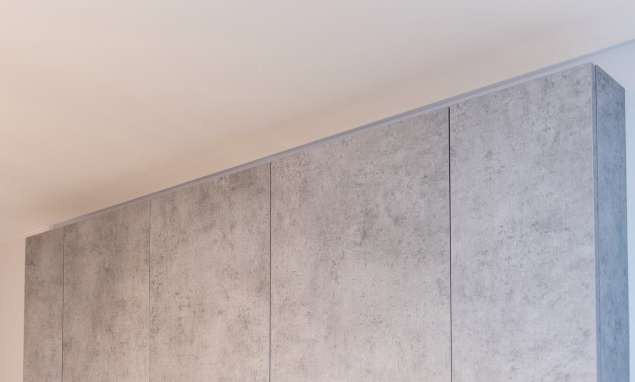Proiect mobila Dining, cu masa fixa, dulap integrat, 12m², Realizat, 20 Octombrie 2020 COD.11857