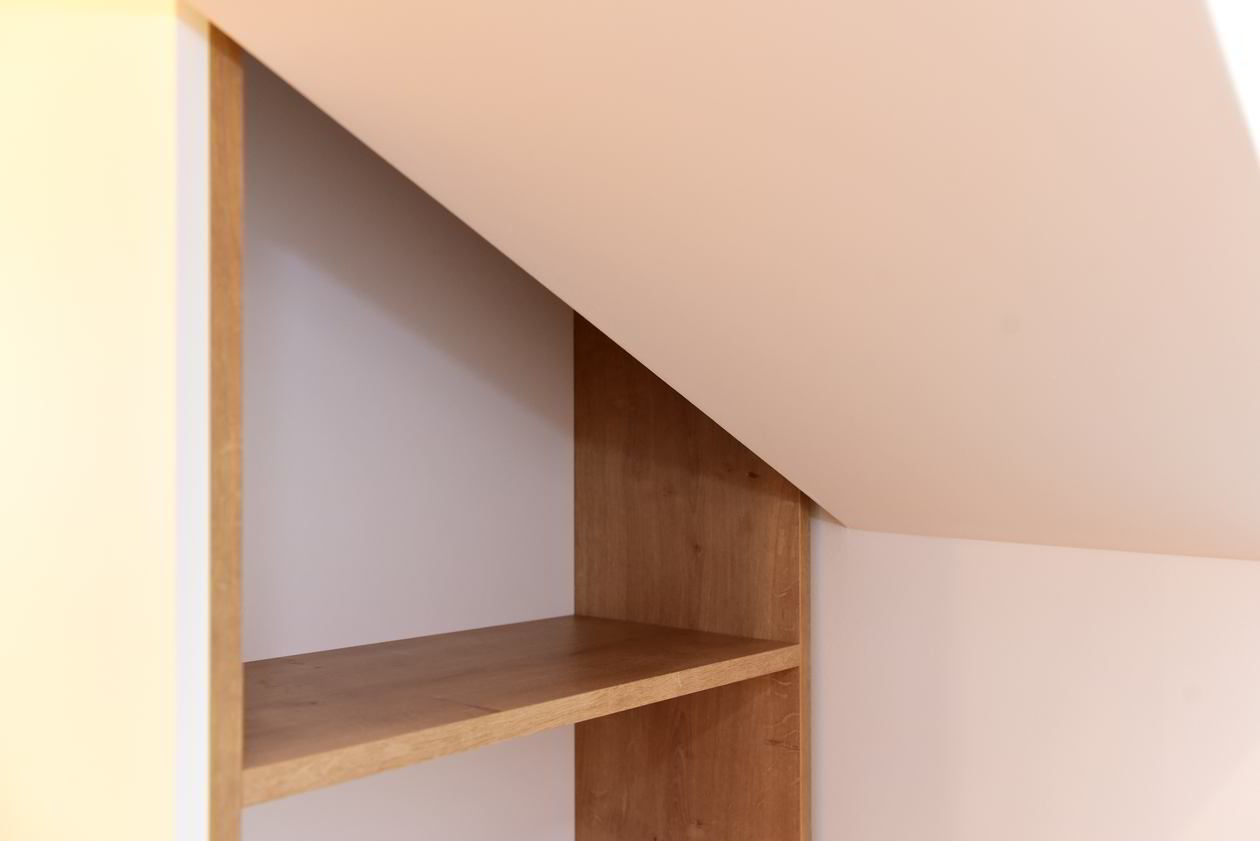 Proiect mobila Dressing-Room, pe trei pereti, sistem inchidere cu usi batante, sistem inchidere cu usi culisante, 14m² — foto 3 din 7