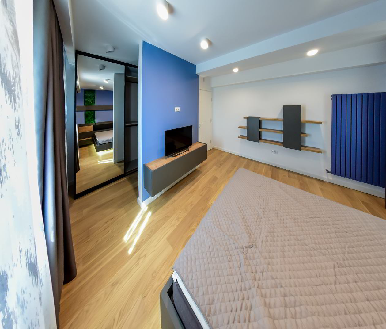 Proiect mobila Dressing unit cu Camera Junior, pe colt, pana in tavan, sistem inchidere cu usi culisante, 3m², 07 Decembrie 2020, Realizat COD.12016