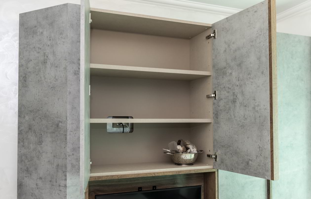 Proiect mobila Dormitor oaspeti, cu pat central, dulap cu TV incadrat, riflaje, 15m², realizat 08 Decembrie 2020 COD.12018