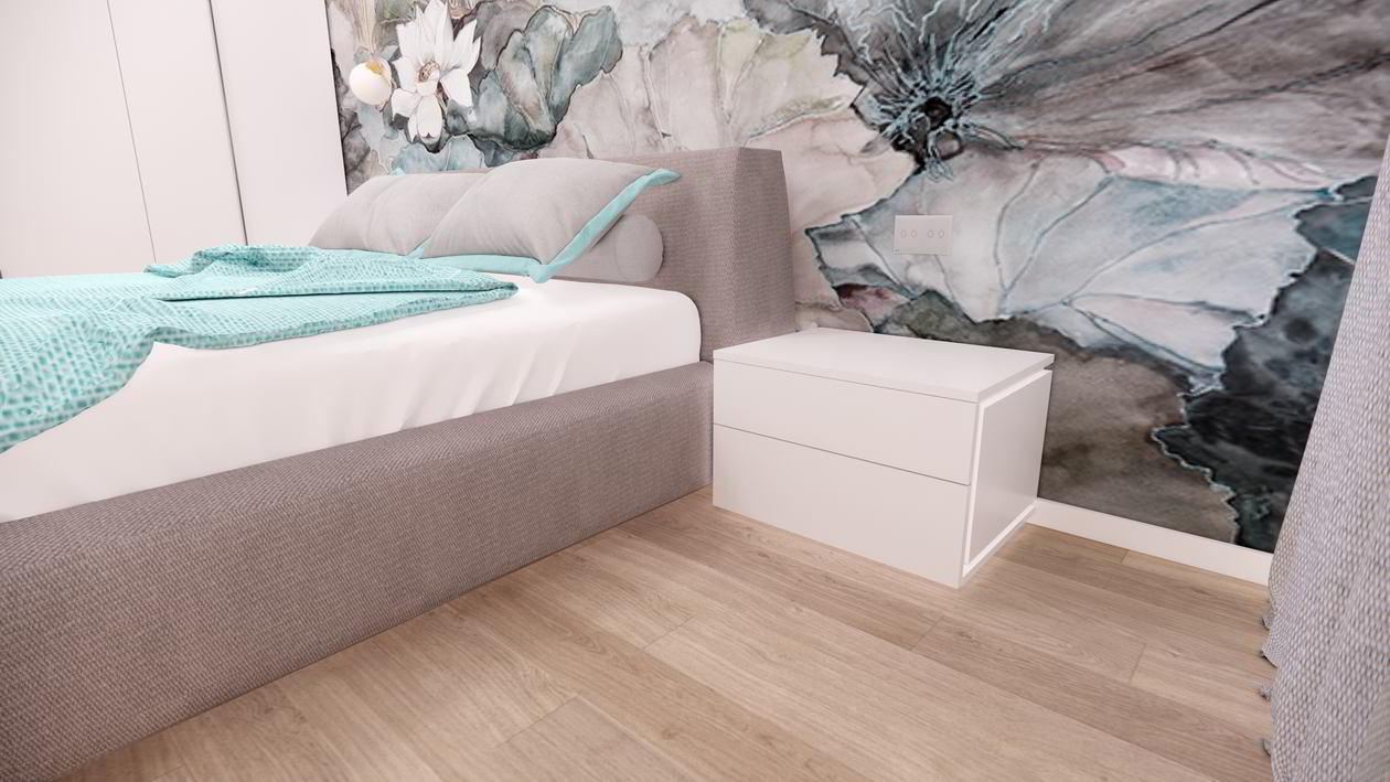 Proiect mobila Dormitor individual, cu dulap, 23m², realizat 14 Decembrie 2020 COD.12026