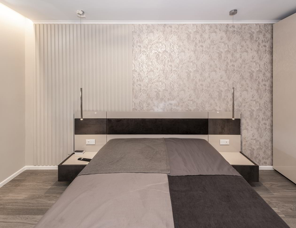 Proiect mobilare Dormitor matrimonial, 22m², Realizat, 14 Decembrie 2020 COD.12027
