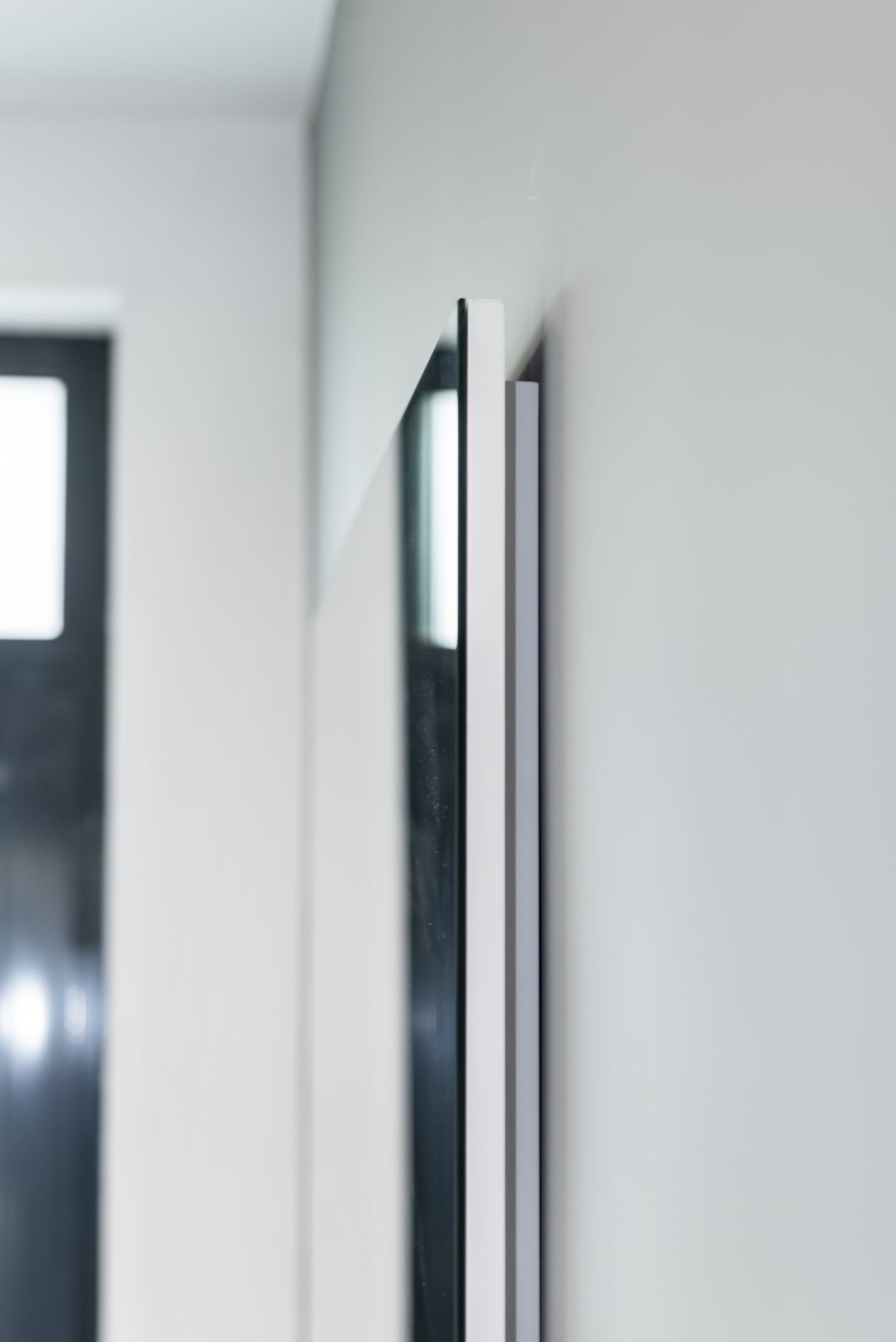 Proiect mobila Hol unit cu Living-Room, legat cu Casa Scarii, cu dulap, comoda cu sertare, sistem inchidere cu usi batante, sistem inchidere cu usi culisante — foto 4 din 7