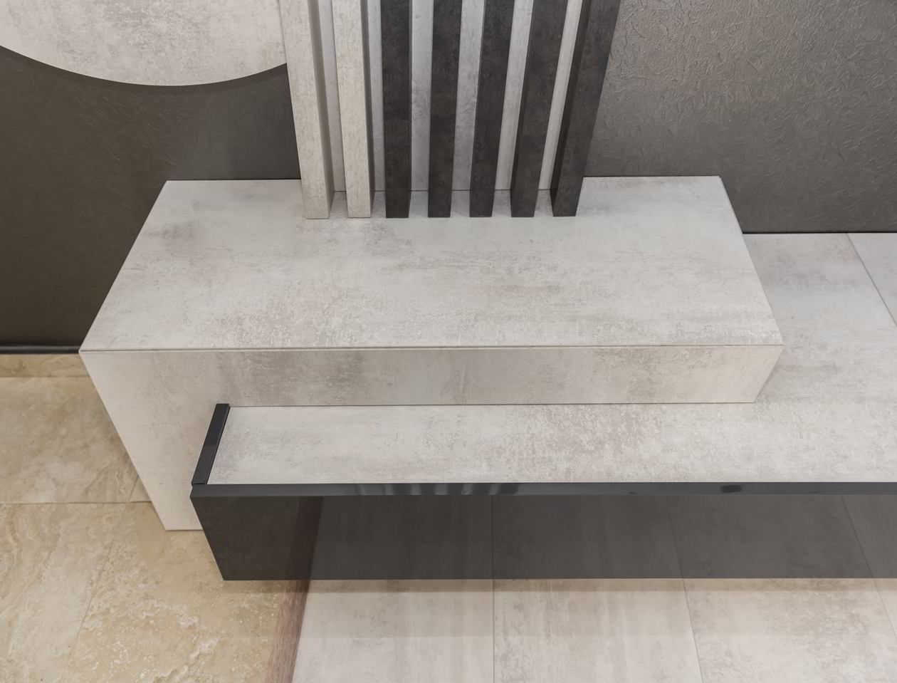 Mobila Living 36m², suspendata Realizat 19 Mai 2021 COD.13001
