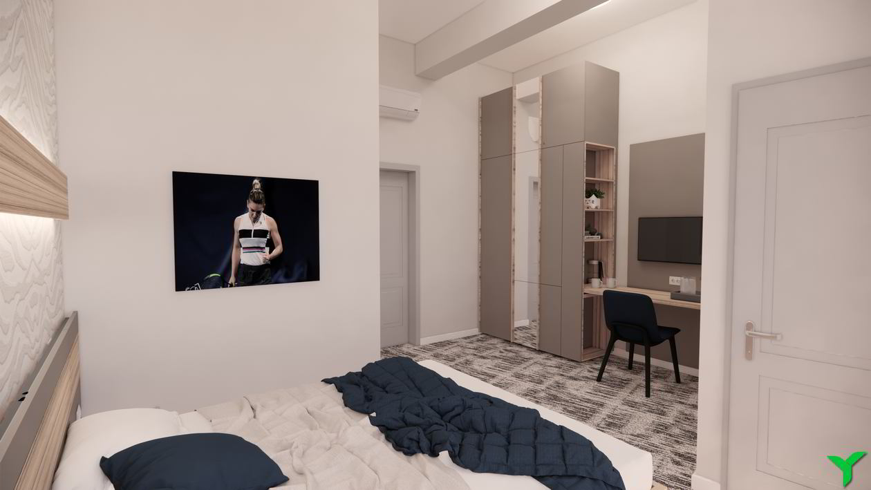 Proiect mobila Camera hotel , 20m², Realizat 11 Iunie 2021 COD.13195