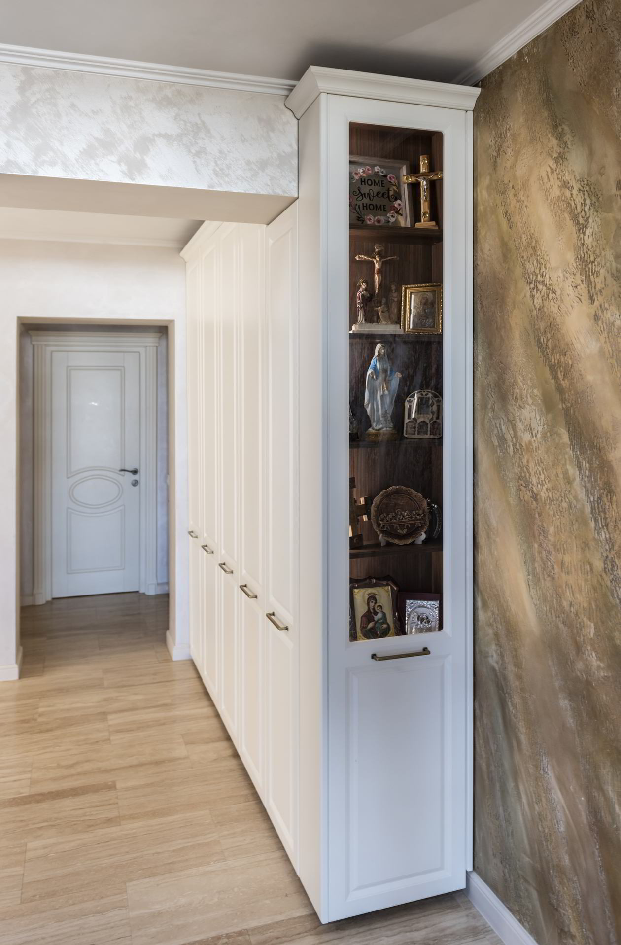 Proiect mobila Hol legat cu Casa Scarii, unit cu Living-Room, 14m², realizat 11 Iunie 2021 COD.13200
