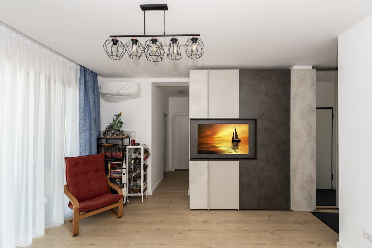 Proiect mobila Living unit cu Hol, 24m², realizat 22 Iulie 2021 COD.13297