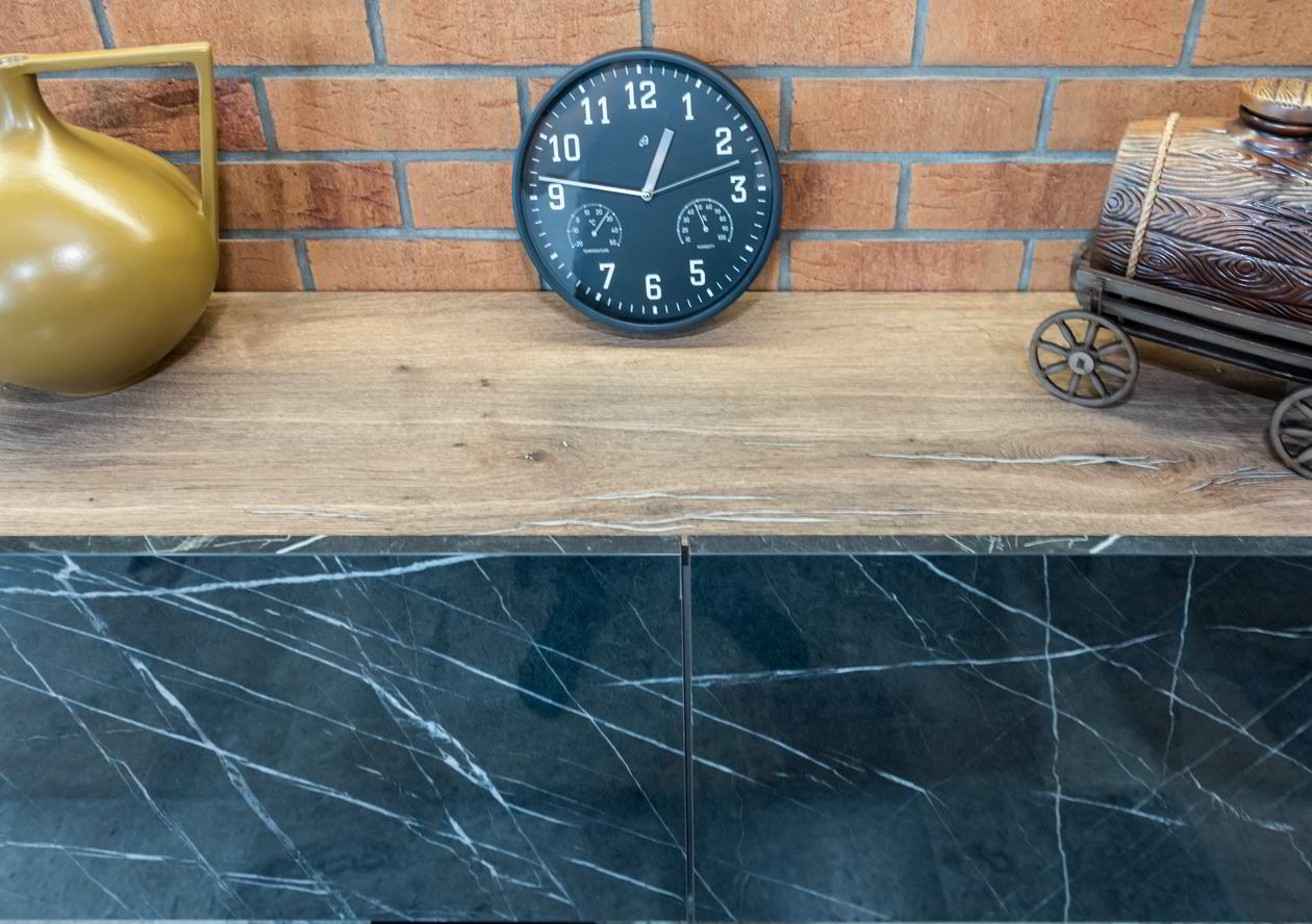 Proiect mobila Bucatarie pe un perete, fara manere, amplasata pe Terasa, cu zona Dining, 50m², L 753 x H 245cm, 26 Iulie 2021, Realizat COD.13300