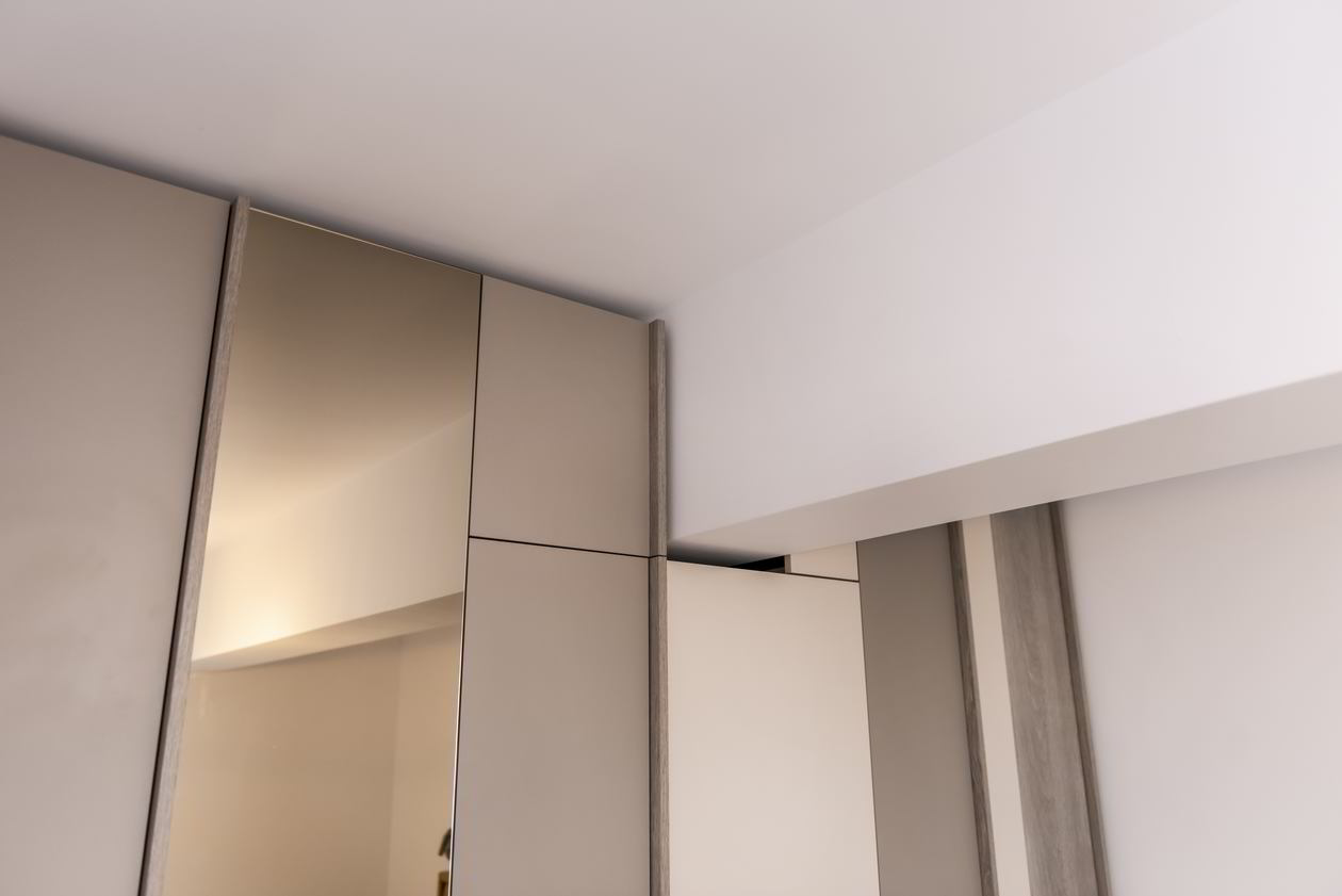 Proiect mobila Dormitor matrimonial, cu dulap pana in tavan, 15m², realizat 28 Iulie 2021 COD.13308