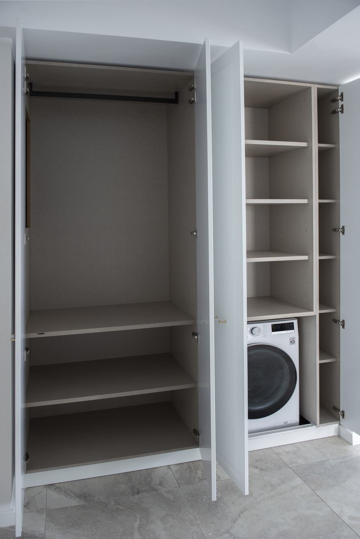 Mobilier Bucatarie , locuinta de vacanta in Constanta 12m², L 509 x H 220cm, 03 Martie 2022, Realizat COD.13912
