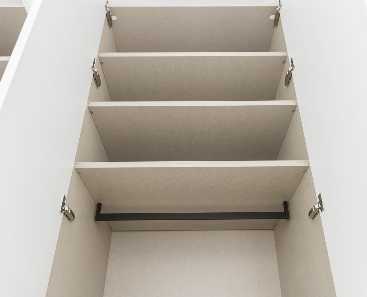 Proiect mobila Dormitor individual, cu dressing, placare perete, Cu tavan barisol, 15m² — foto 3 din 7