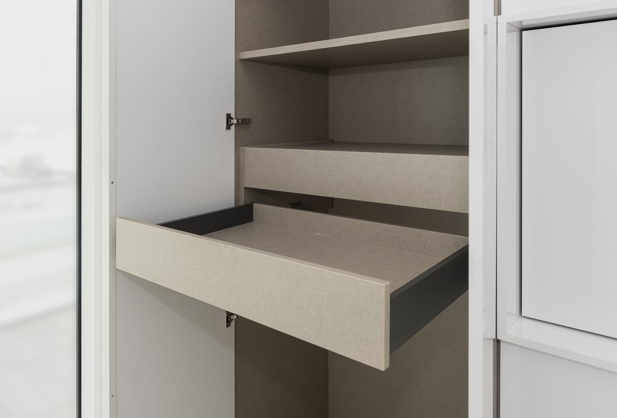 Proiect mobila Dormitor individual, cu dressing, placare perete, Cu tavan barisol, 15m² — foto 5 din 7