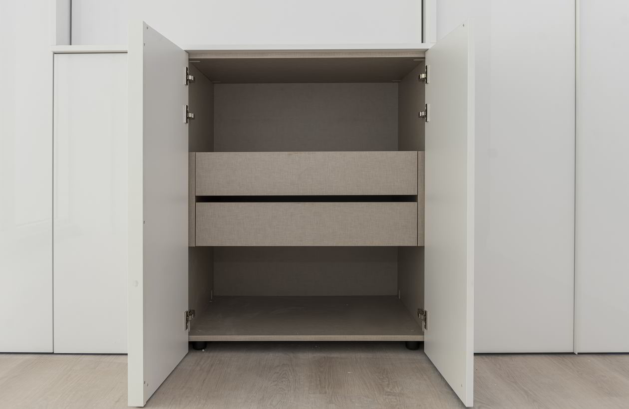 Proiect mobila Dormitor individual, cu dressing, placare perete, Cu tavan barisol, 15m² — foto 7 din 7
