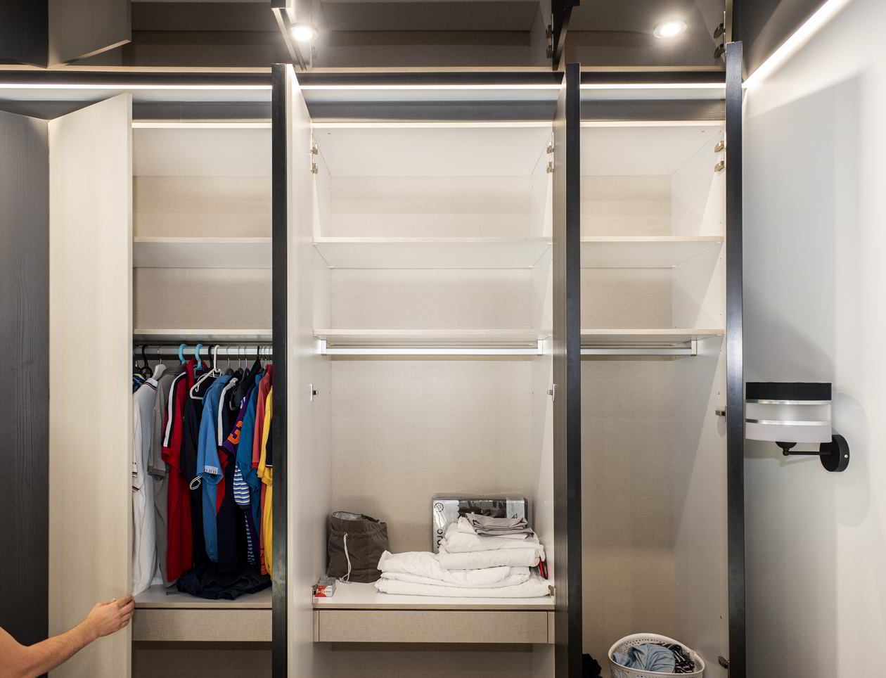 Proiect mobila Dormitor matrimonial, dulap pana in tavan, L390xA 60xH300 — foto 3 din 7