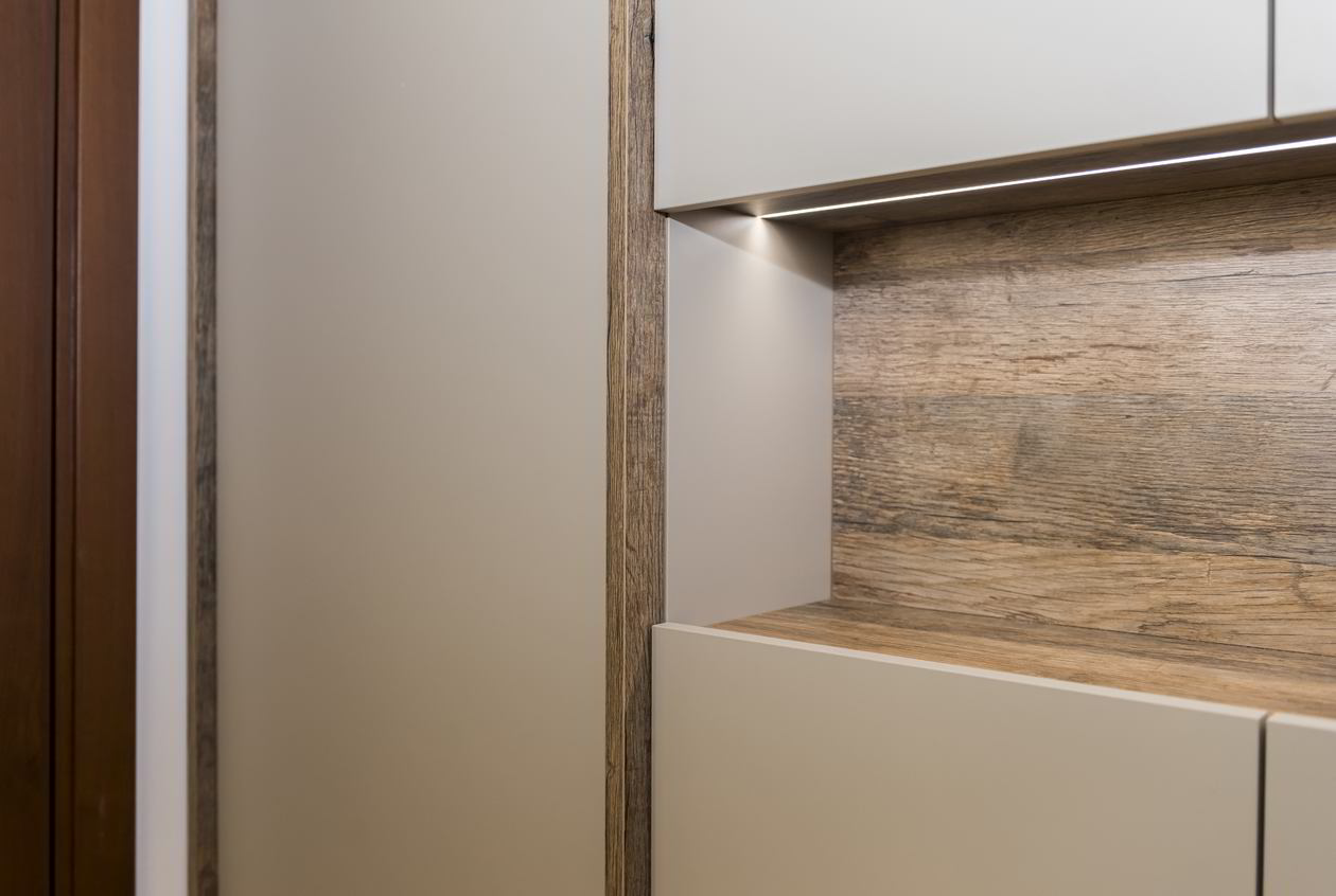 Mobila Living 20m², compozitie pe colt, pe trei pereti — foto 5 din 7