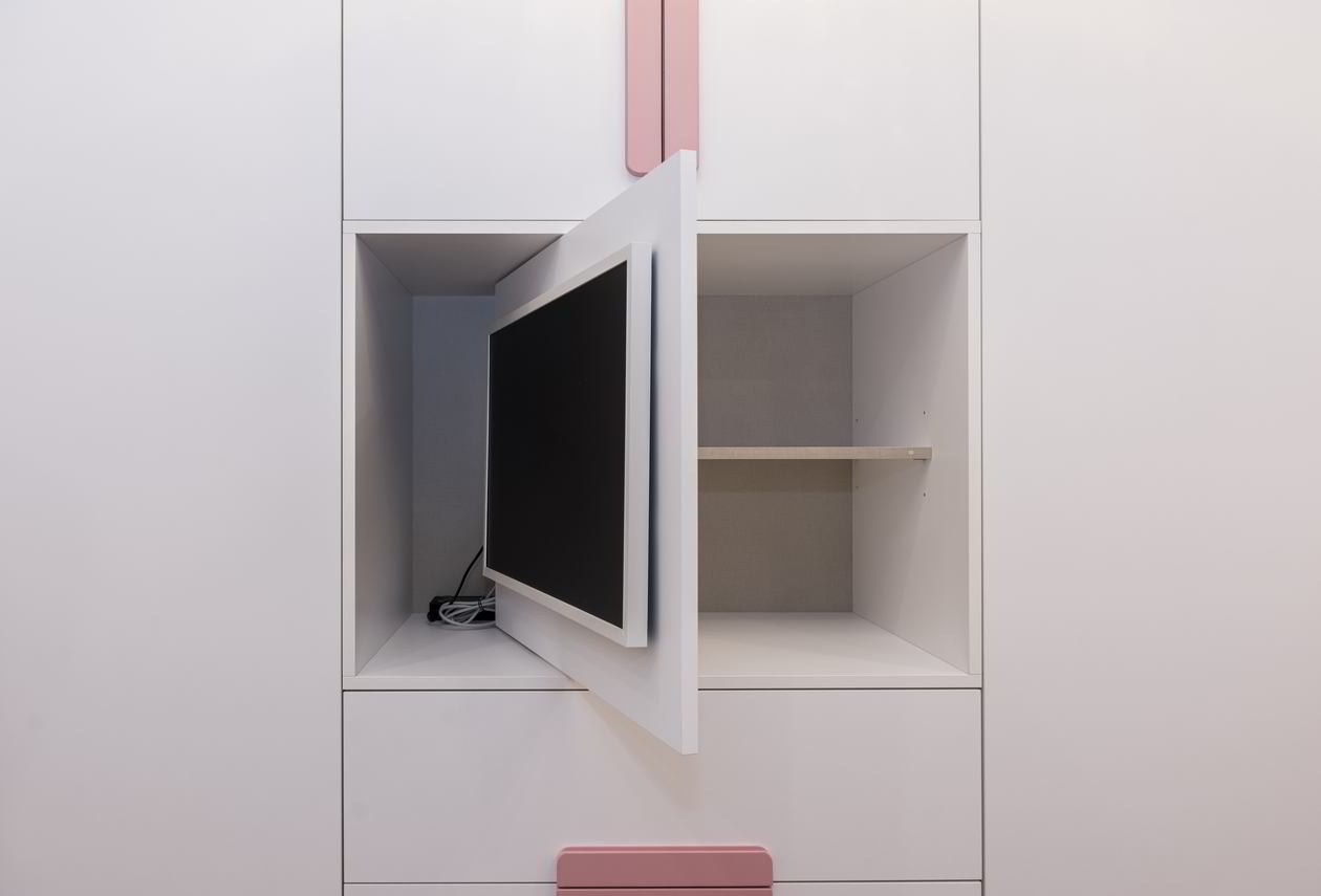 Proiect mobila Camera junior Fata, cu dulap cu TV incadrat, birou integrat, 2 AIDA — foto 2 din 7
