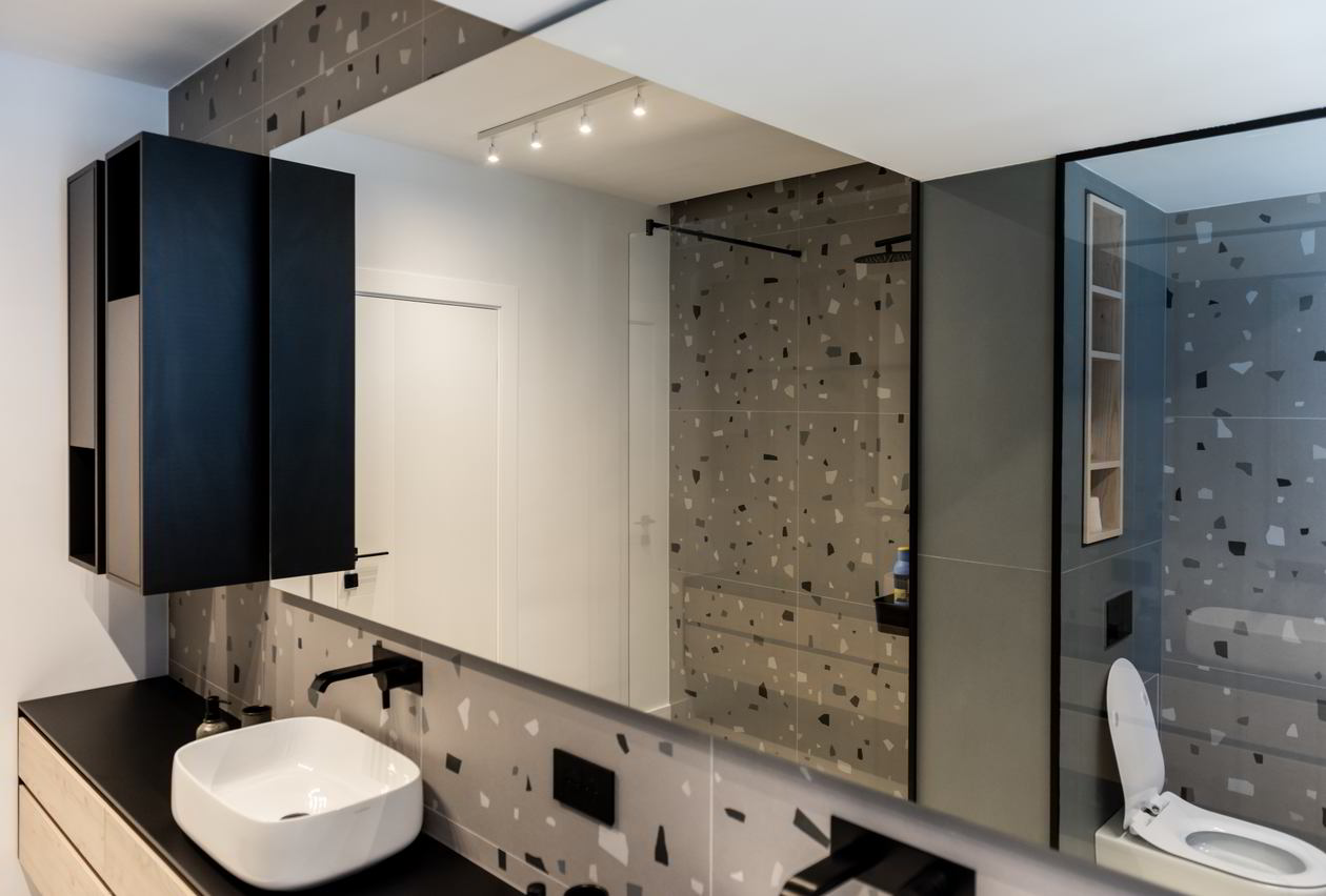Proiect mobila Baie cu acces din Dormitor, pentru baieti, 9m² — foto 5 din 7