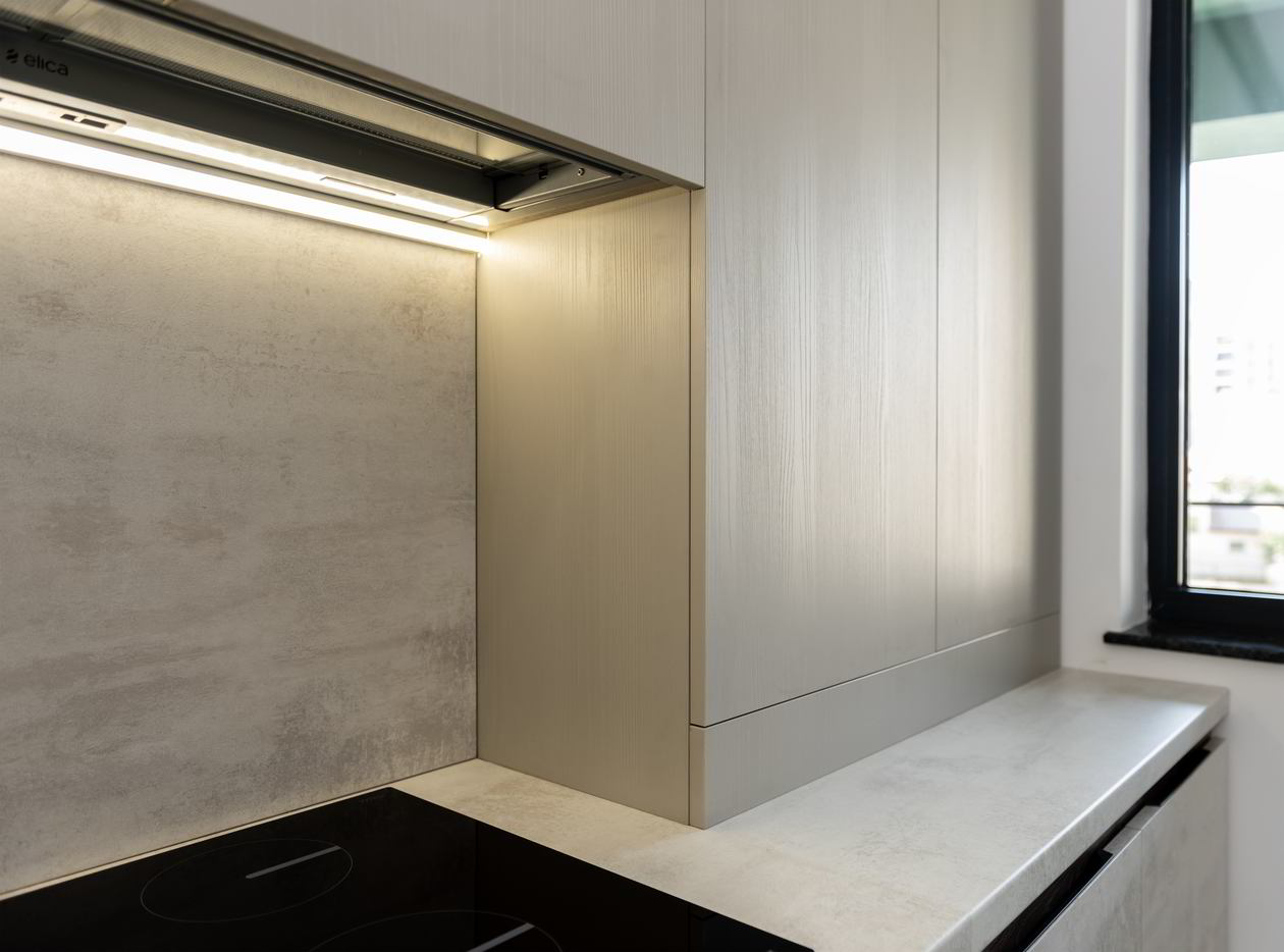 Mobila Bucatarie pe un perete, fara manere, L 478 x H 268cm — foto 6 din 7