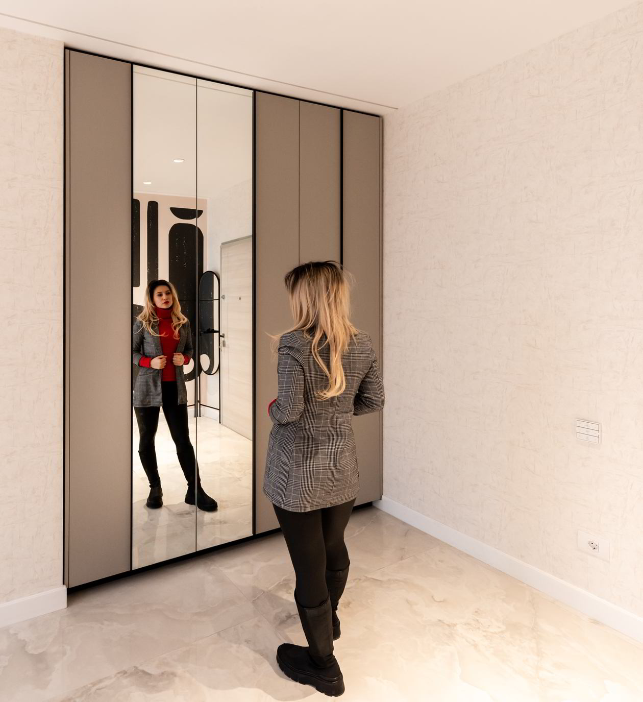 Proiect mobila Hol cu dulap, Realizat 06 Iulie 2023 COD.17811