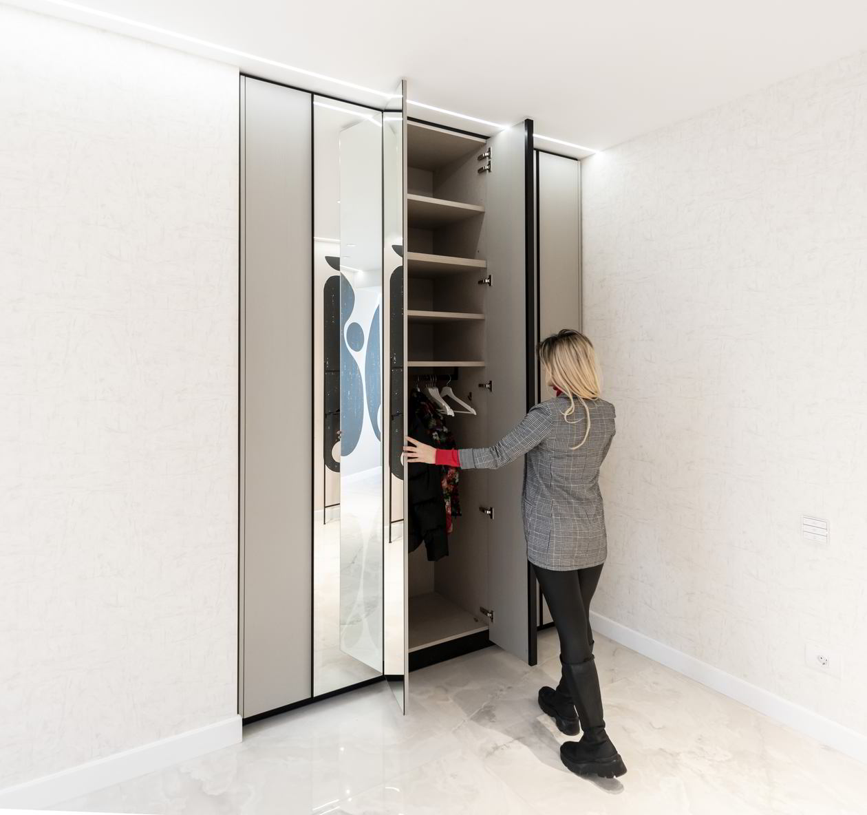 Proiect mobila Hol cu dulap, Realizat 06 Iulie 2023 COD.17811