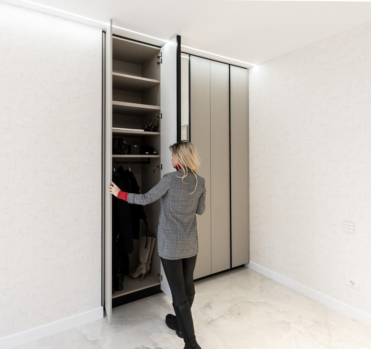 Proiect mobila Hol cu dulap, Realizat 06 Iulie 2023 COD.17811