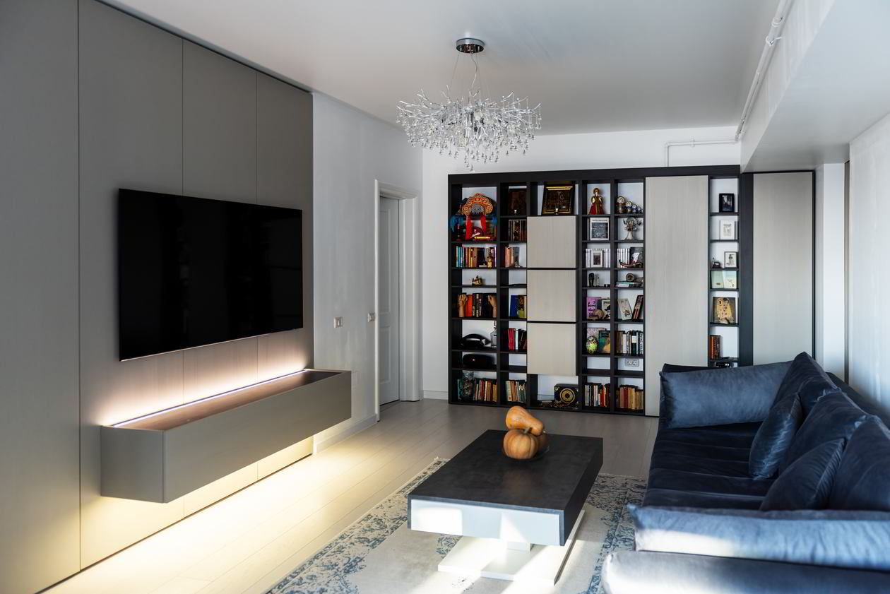 Mobila Living unit cu Bucatarie, unit cu Bucatarie si Hol, pe doi pereti Realizat 12 Octombrie 2023 COD.18510