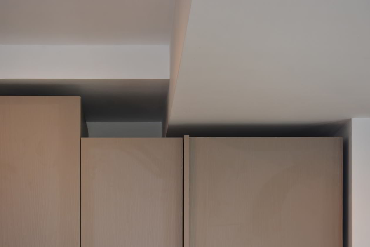 Proiect mobila Dressing unit cu Dormitor, pe trei pereti, cu module pe mijloc, sistem inchidere cu usi batante, 43m², 25 August 2016, Realizat COD.4195