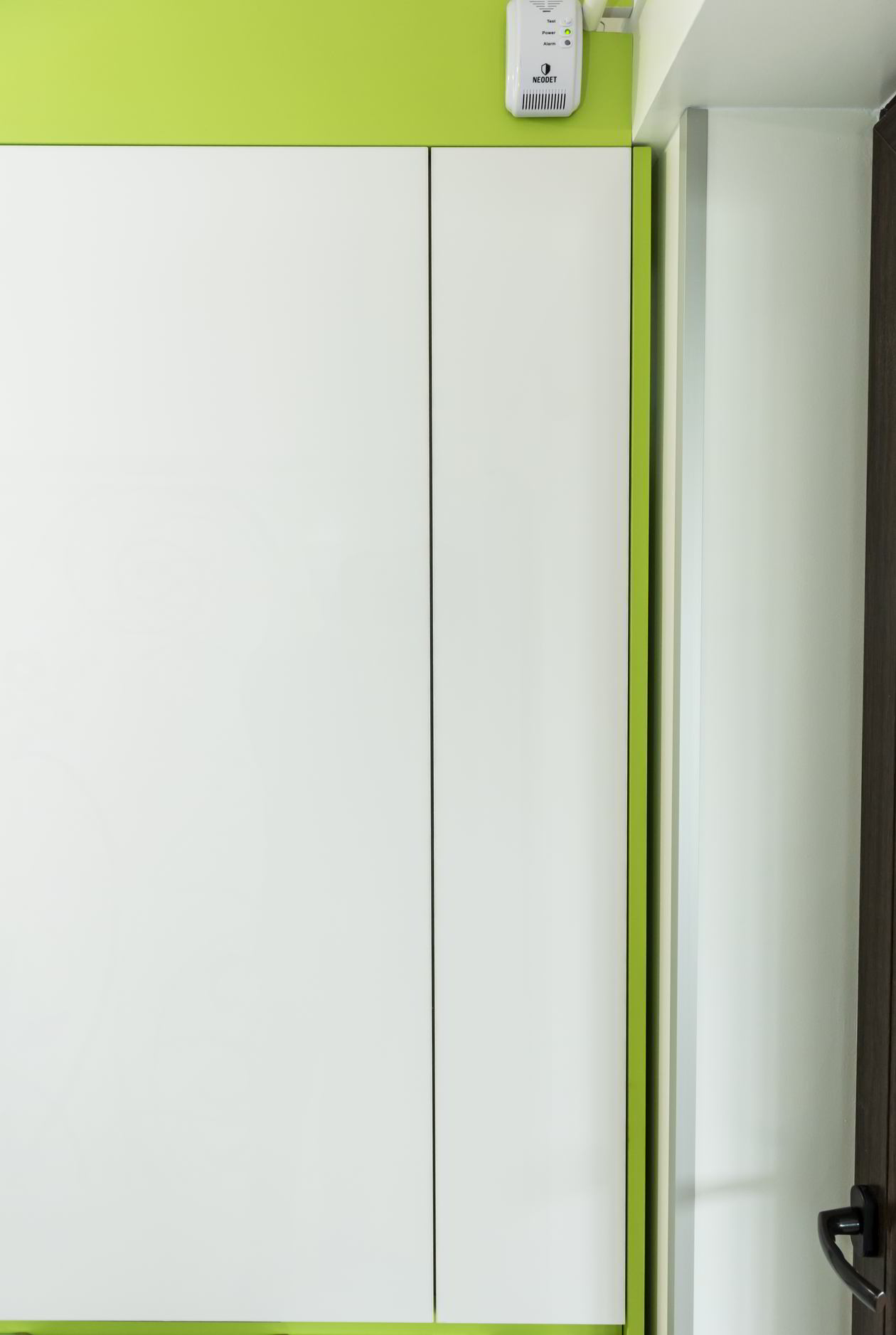 Proiect mobila Bucatarie pe un perete, fara manere, 9m², L 383 x H 227cm, realizat 08 Decembrie 2016 COD.4570