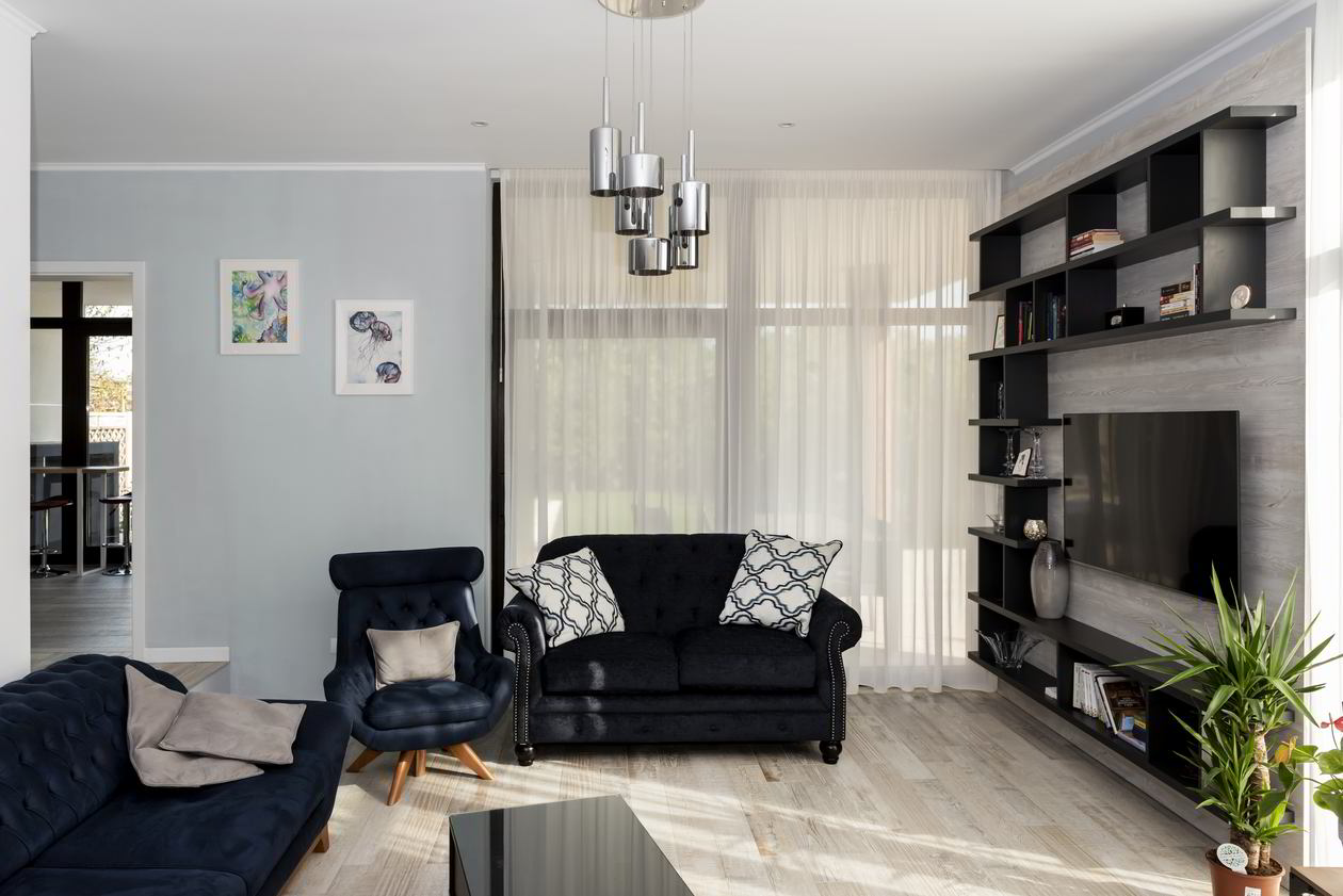 Proiect mobila Hol in Open Space, unit cu Living-Room, legat cu Casa Scarii, cu dulap, 32m², realizat 18 Ianuarie 2018 COD.4585
