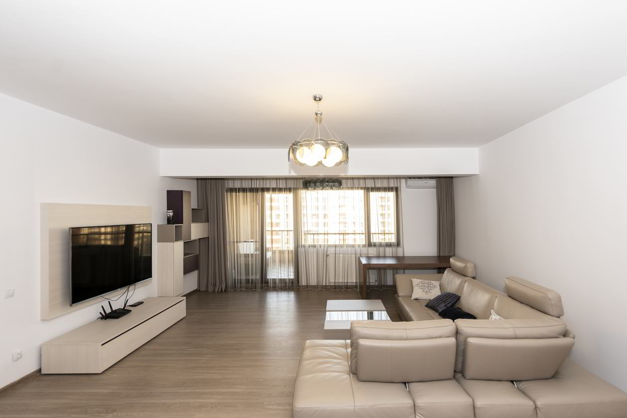 Mobila Living cu zona Dining, 15m², amplasata pe doi pereti, partial suspendata, 04 Aprilie 2015 Realizata COD.4713