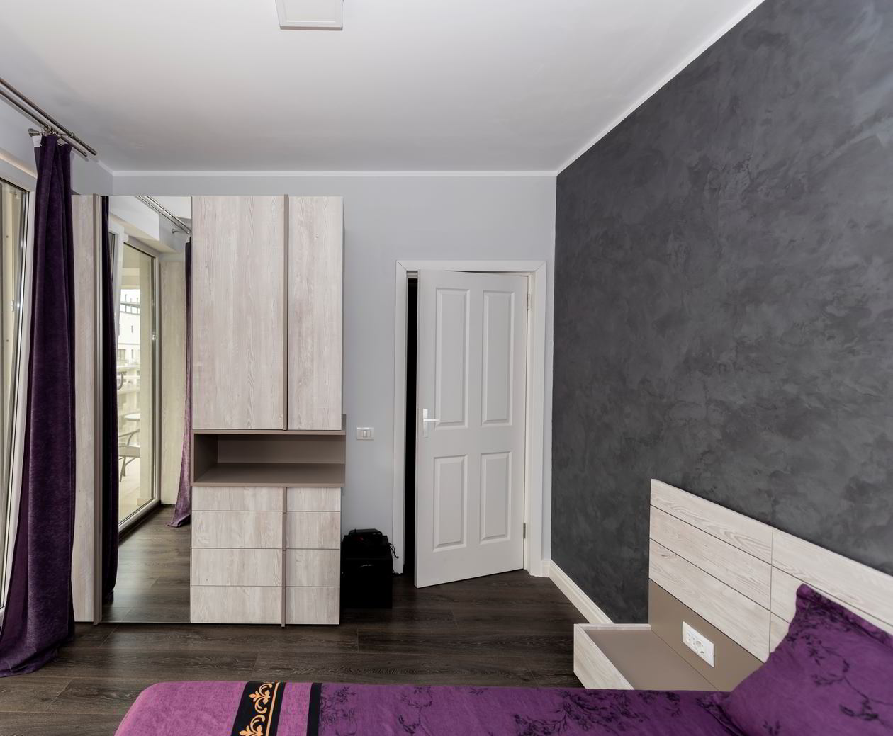 Proiect mobilare Dormitor individual, 14m², Realizat, 23 Martie 2018 COD.5069