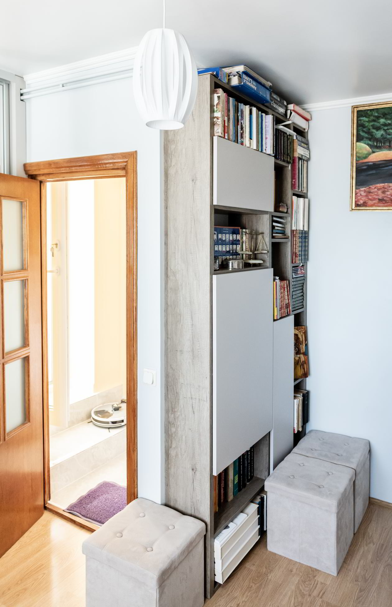 Proiect mobila Camera junior cu pat rabatabil orizontal, placare perete, 11m², Realizat 12 Noiembrie 2016 COD.5273