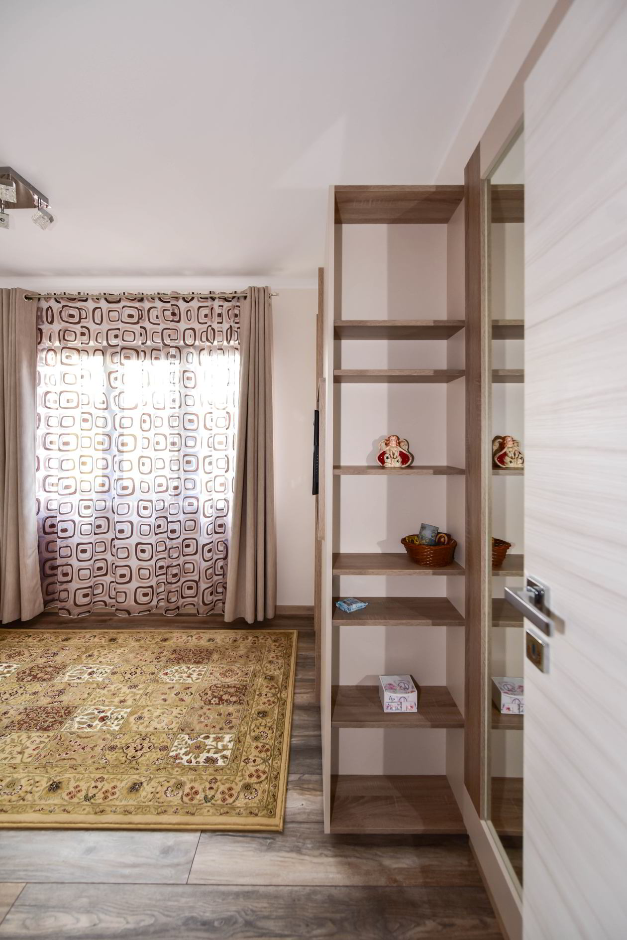 Proiect mobila Dormitor oaspeti, cu dulap, dulap cu TV incadrat, 12m², realizat 17 Februarie 2017 COD.5280