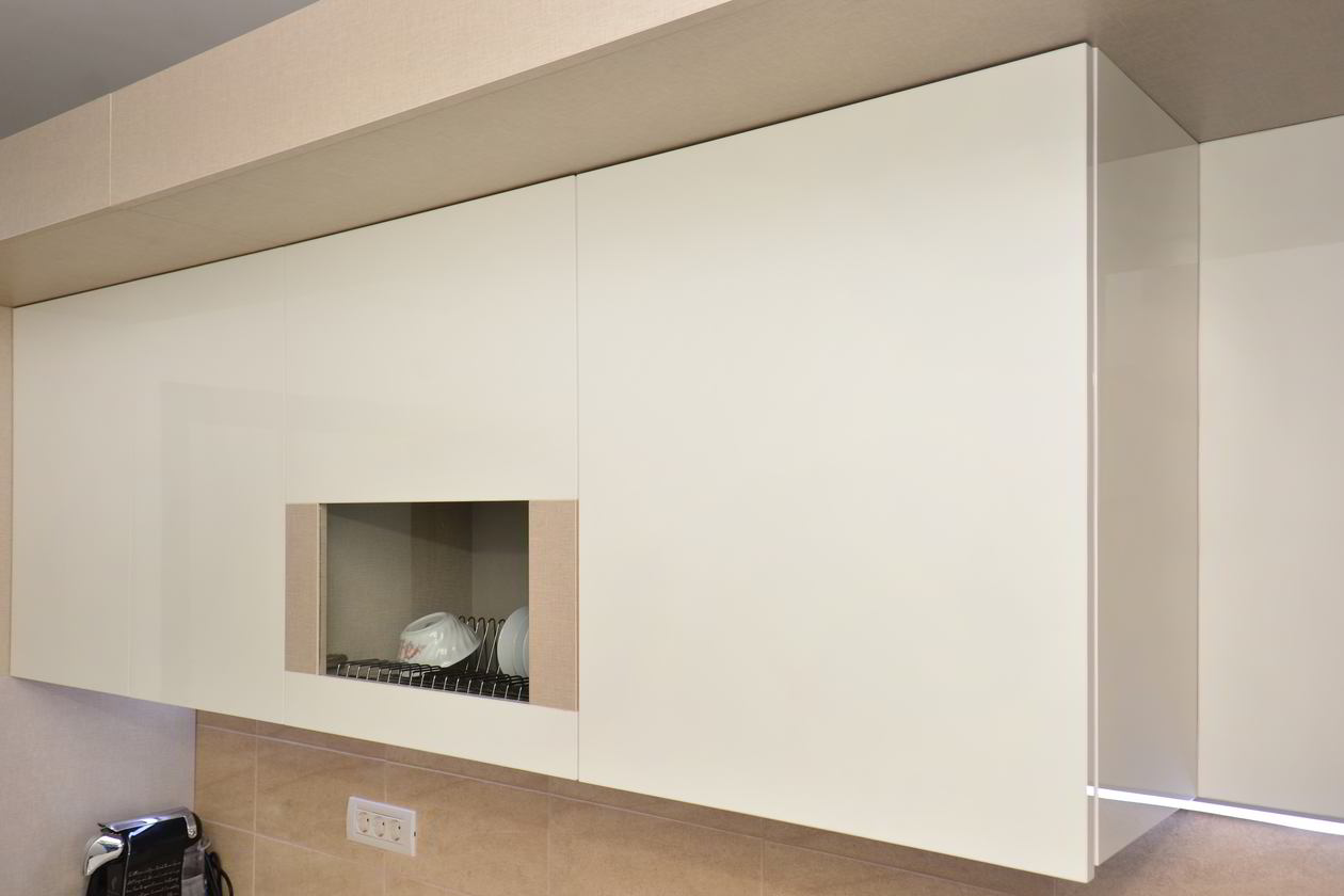 Proiect mobila Bucatarie pe un perete, 8m², L 368 x H 230cm, realizat 31 August 2018 COD.5871
