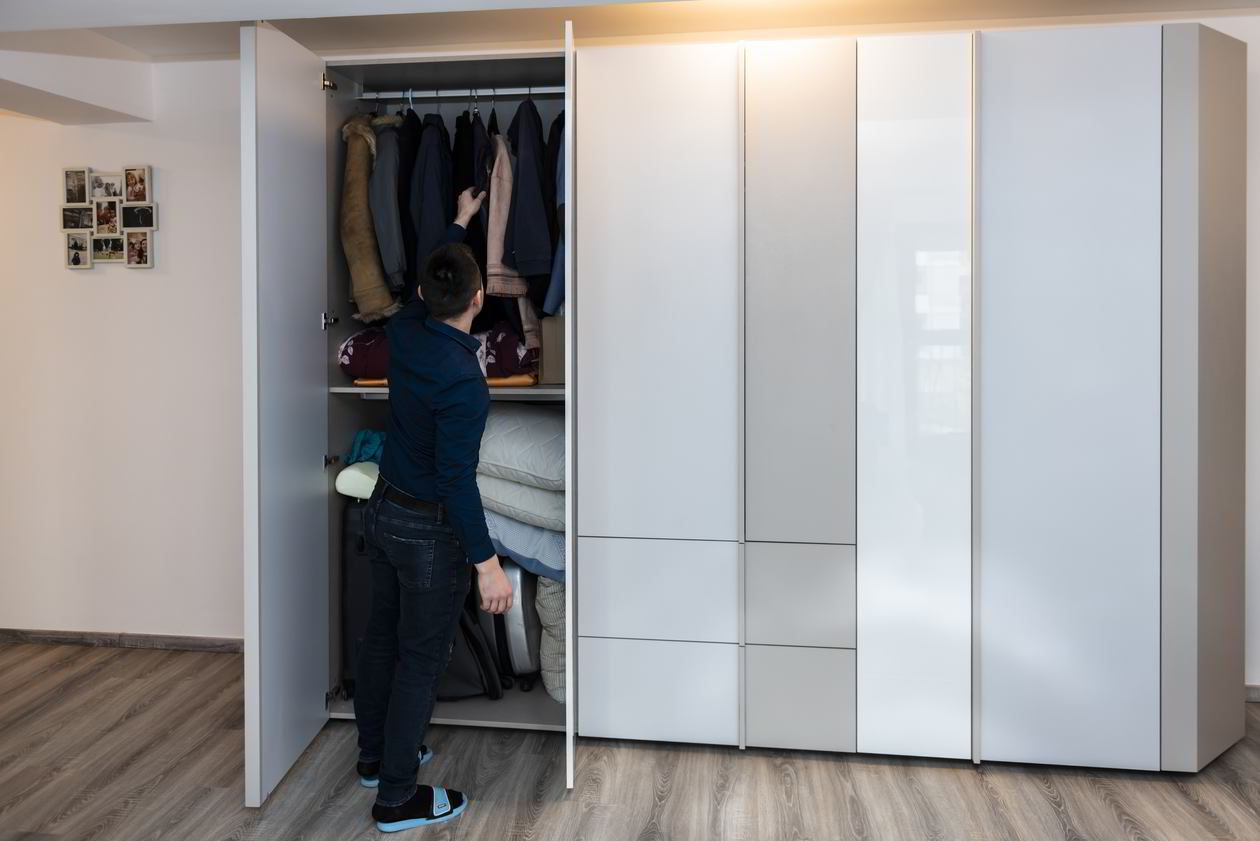 Proiect mobila Hol unit cu Living-Room, cu dulap, placare perete, 5m², realizat 19 Aprilie 2019 COD.6047