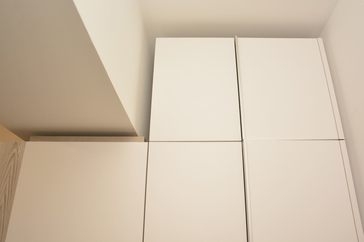 Proiect mobila Hol cu dulap, cuier, placare perete, sistem inchidere cu usi batante, 7m² — foto 4 din 7