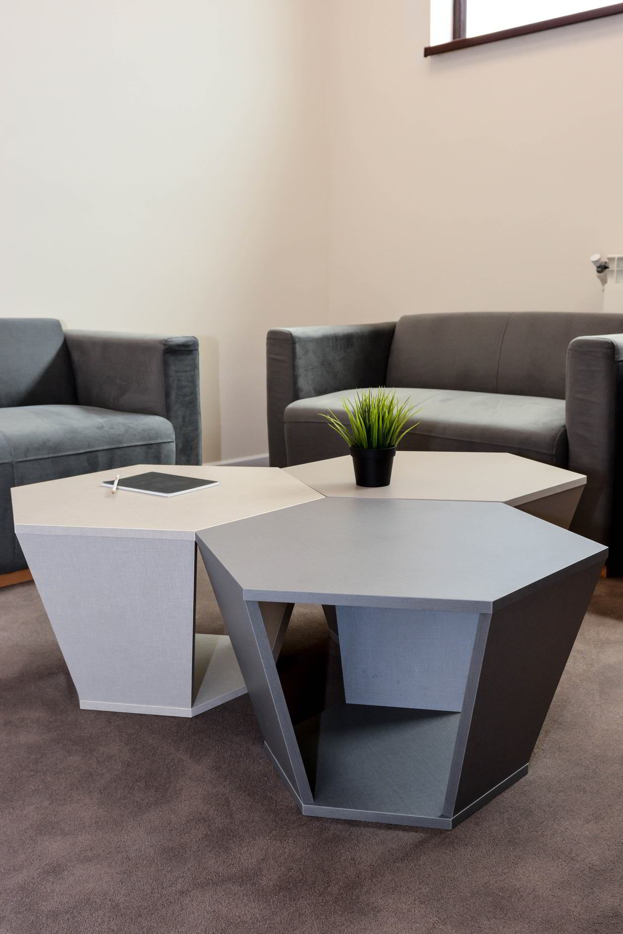 Proiect mobila Sala de asteptare, 17 m², Realizat, 24 Mai 2019 COD.6094