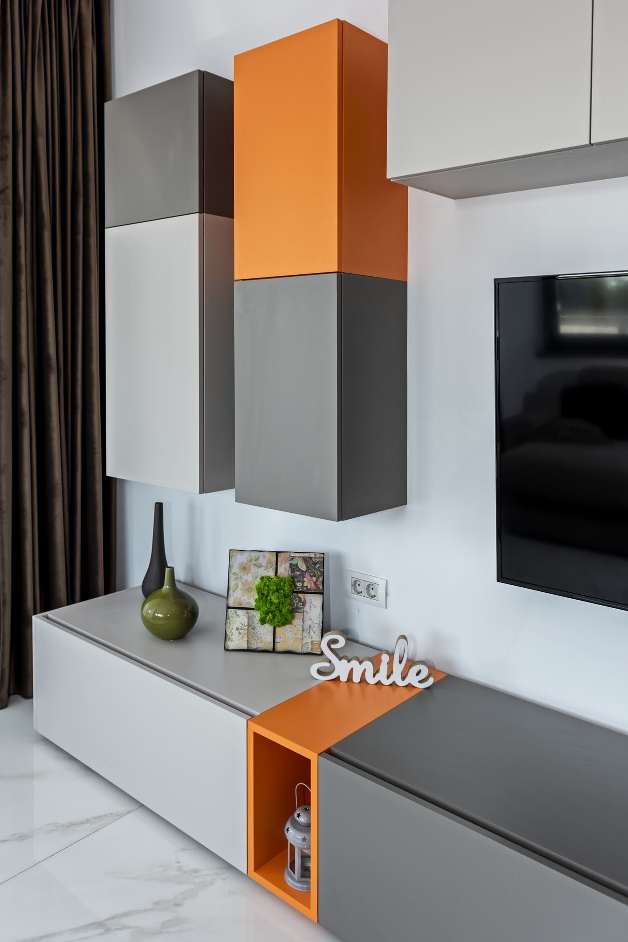 Mobila Living 29m², amplasata pe un perete, 09 Ianuarie 2019 Realizata COD.6392