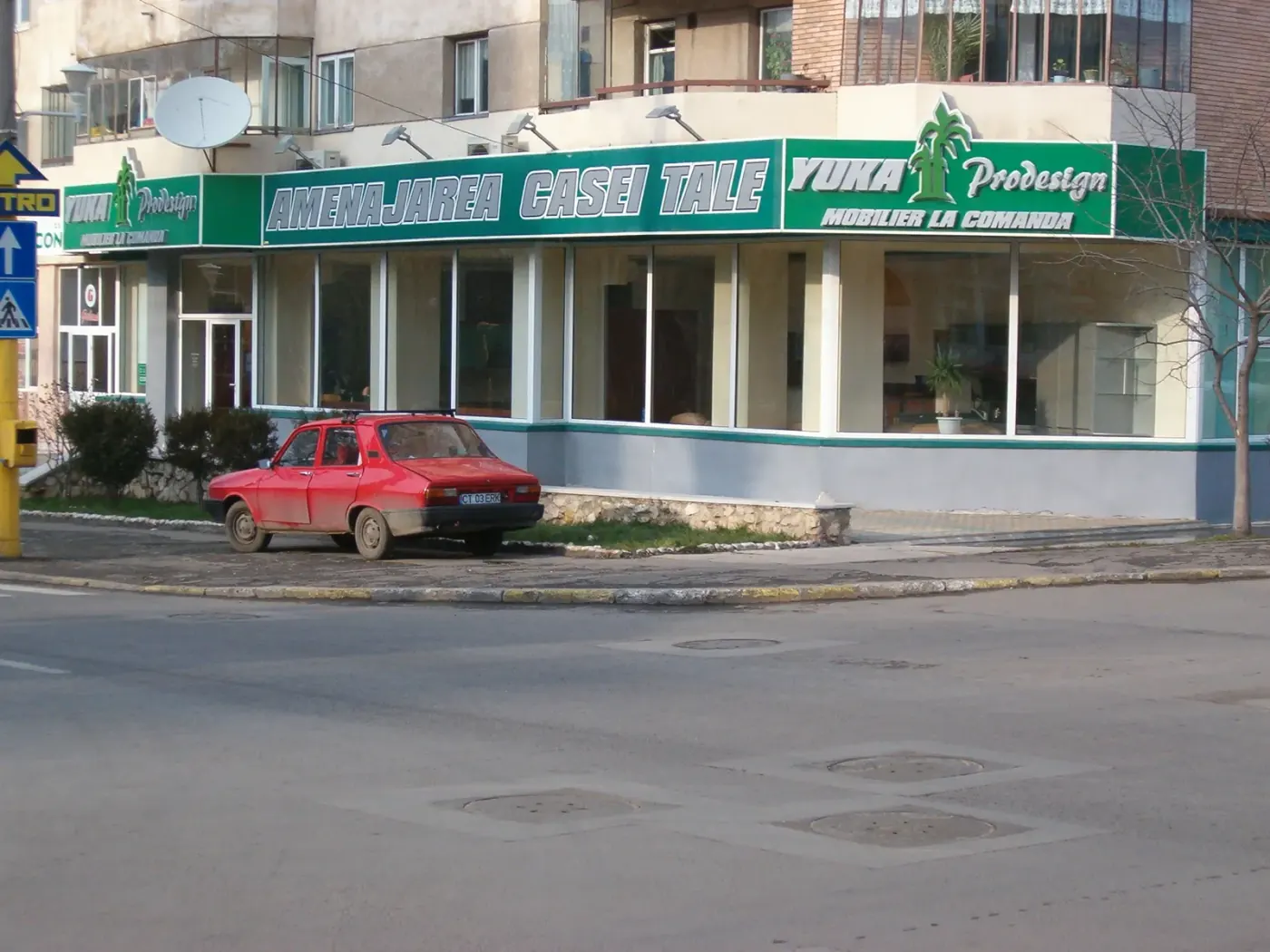 Showroom YUKA de 190 m², anul 2003