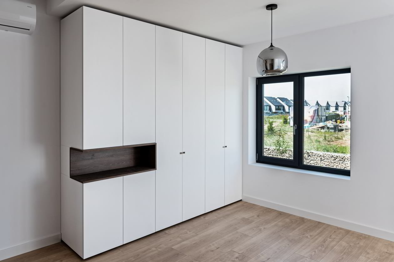 Proiect mobila Dormitor individual, cu dulap pana in tavan, 21m², realizat 30 Aprilie 2020 COD.9490