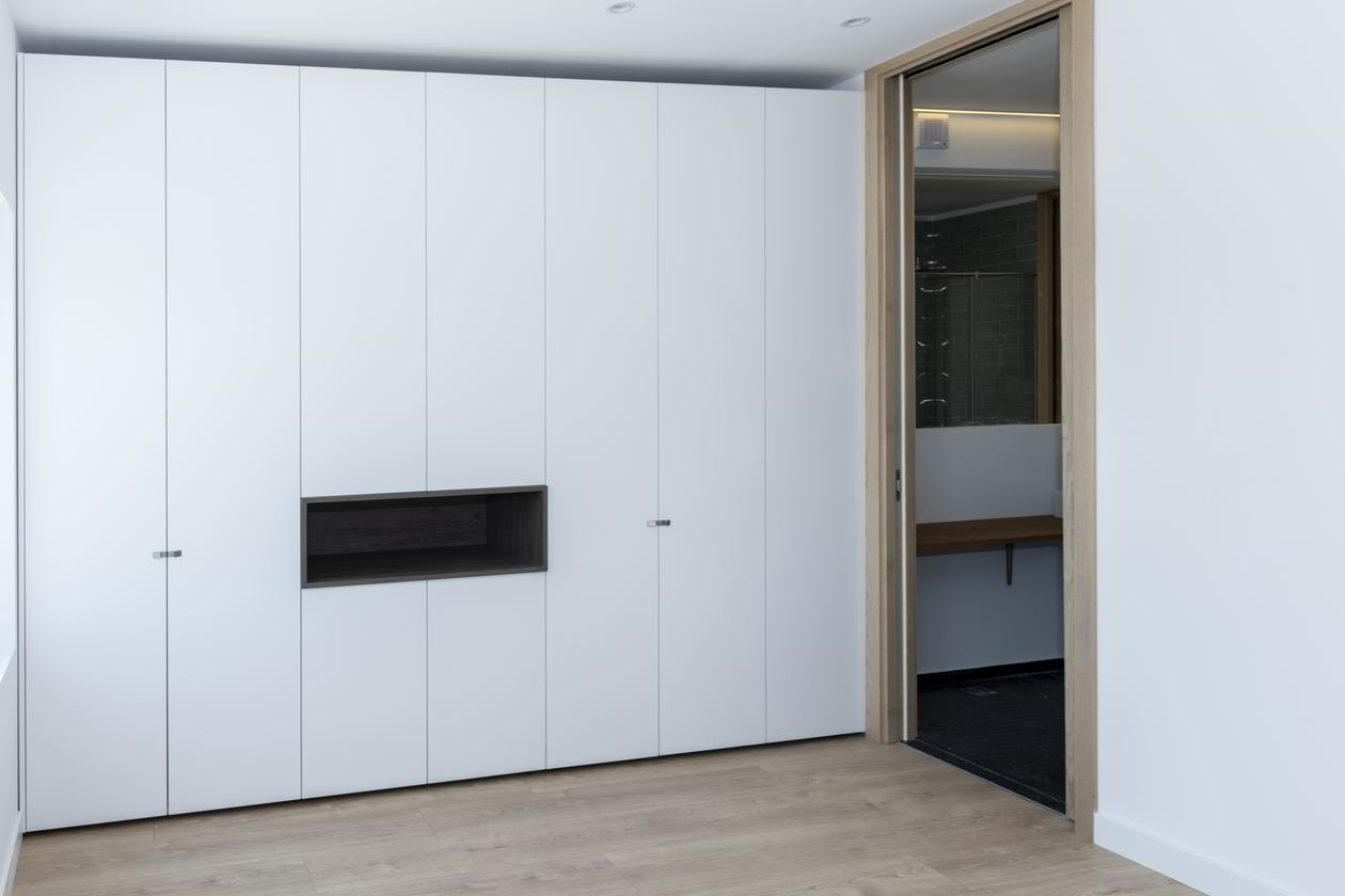 Proiect mobila Dormitor individual, cu dulap pana in tavan, 18m², realizat 30 Aprilie 2020 COD.9492