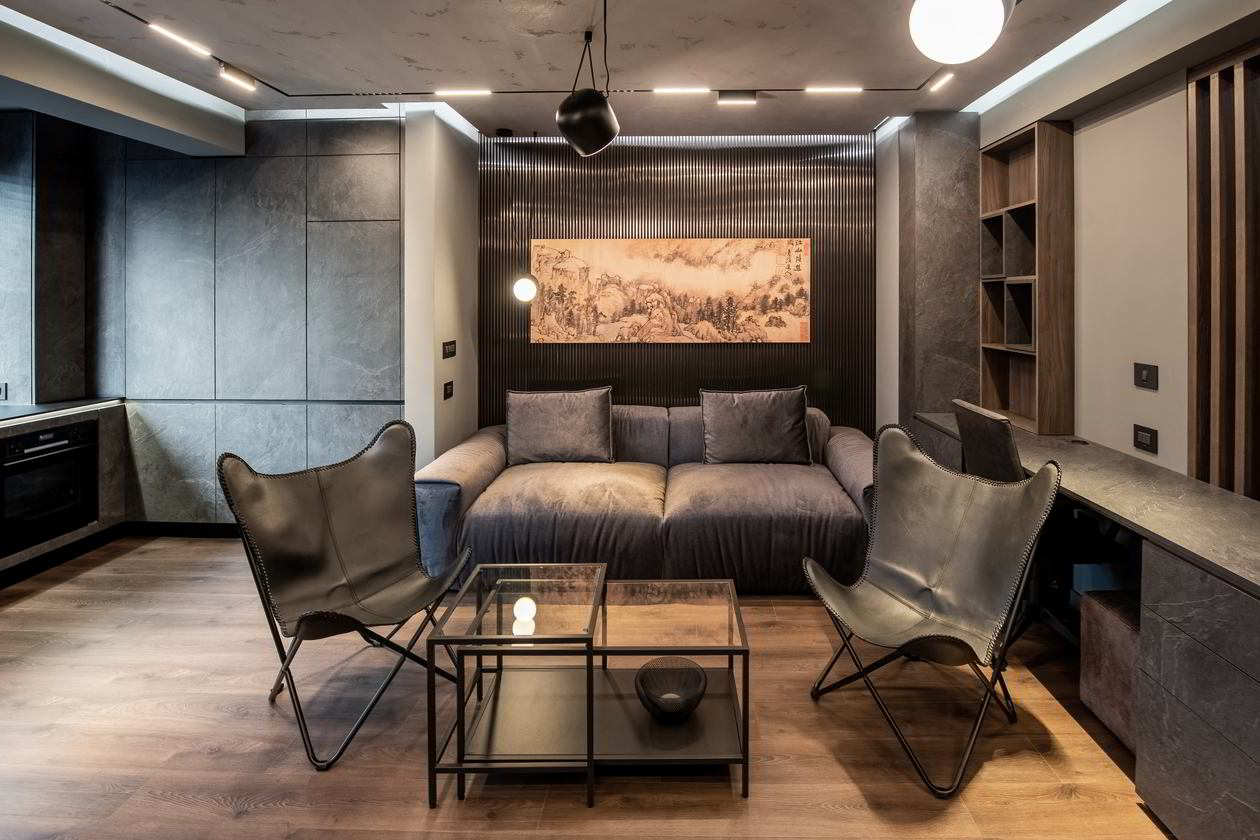 Mobila Living unit cu Bucatarie si Hol, pe doi pereti Realizat 07 Septembrie 2023 COD.18293
