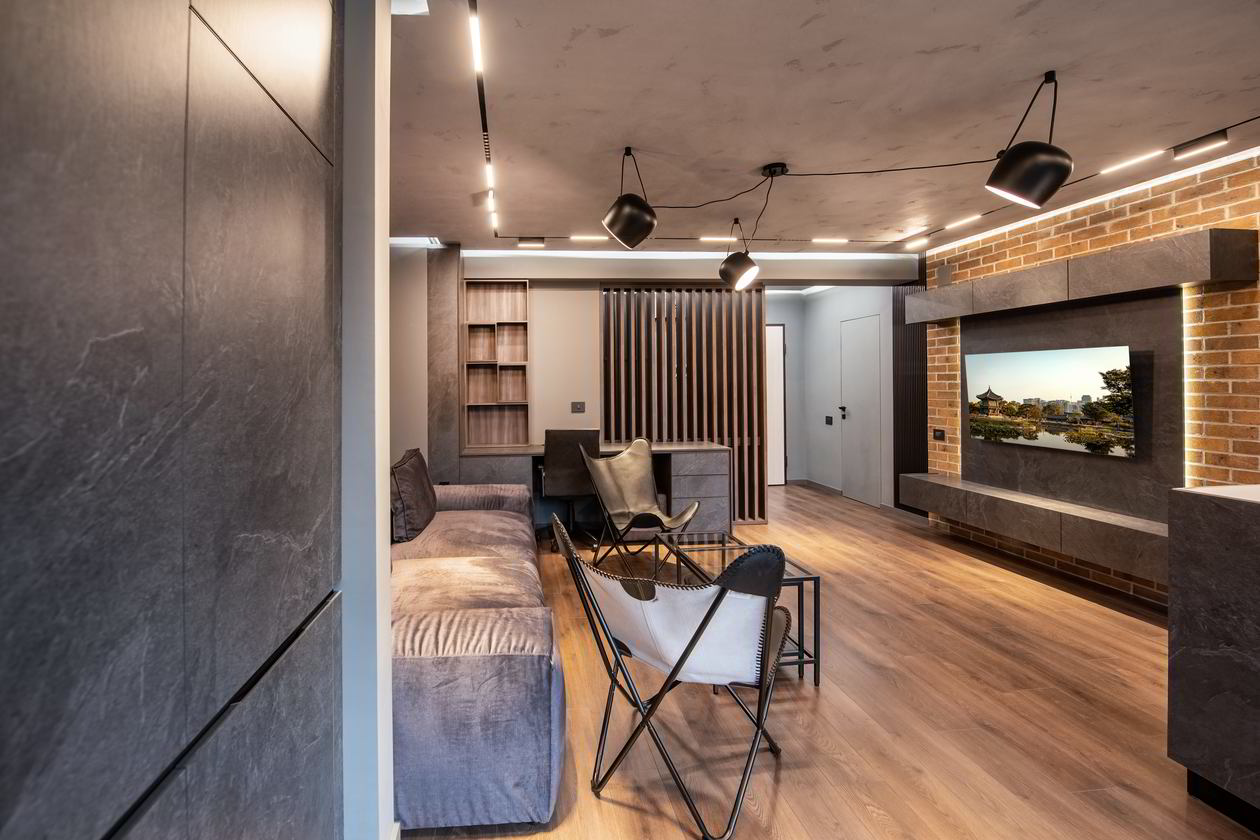 Mobila Living unit cu Bucatarie si Hol, pe doi pereti Realizat 07 Septembrie 2023 COD.18293