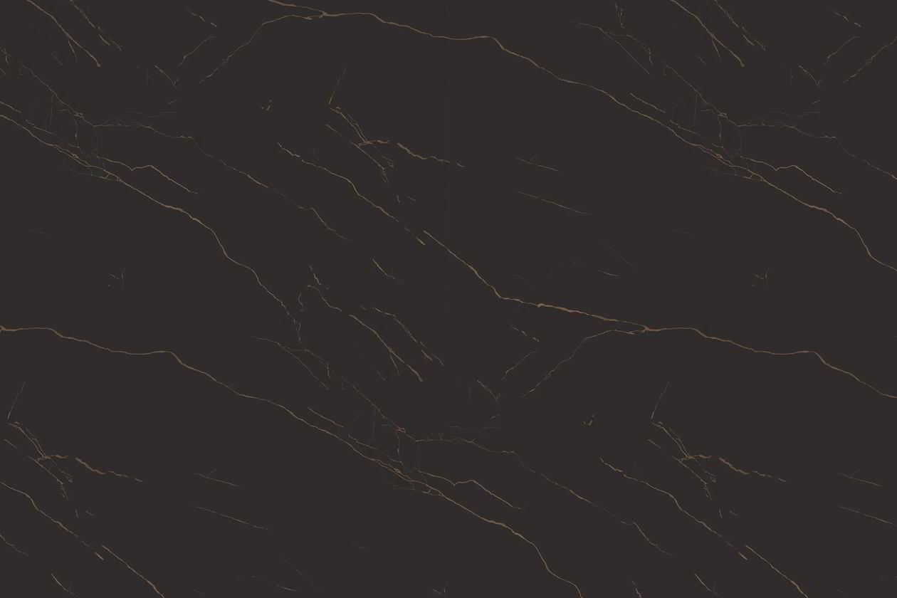 Marmura Ambiance negru, F199 - PA, Panou de spate 4100 x 640 x 9mm, lacuit in Contrast mat-lucios PerfectSense EGGER COD.21334