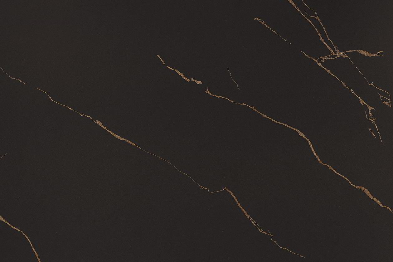 Marmura Ambiance negru, F199 - PA, Panou de spate 4100 x 640 x 9mm, lacuit in Contrast mat-lucios PerfectSense EGGER COD.21334