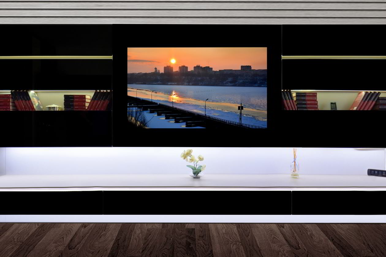 Proiect mobila Living pe doi pereti, pana in tavan, suspendat, 24m², realizat 01 Decembrie 2014 COD.3267